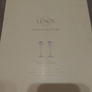 NWT Lenox True Love Flutes